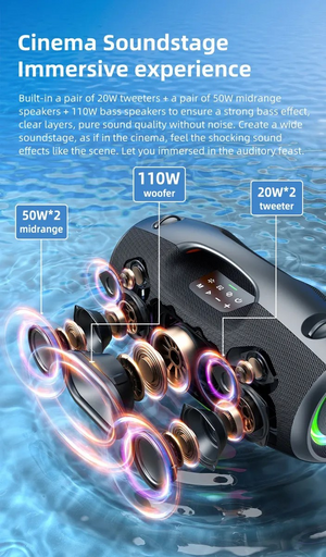 Bocina Bluetooth Zealot S89 250w Subwoofer Ip6 Powerbank Tws