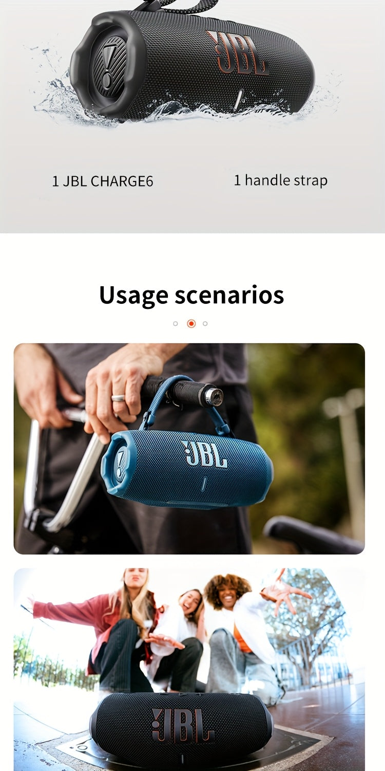 JBL Charge 6 – Altavoz Bluetooth portátil profesional