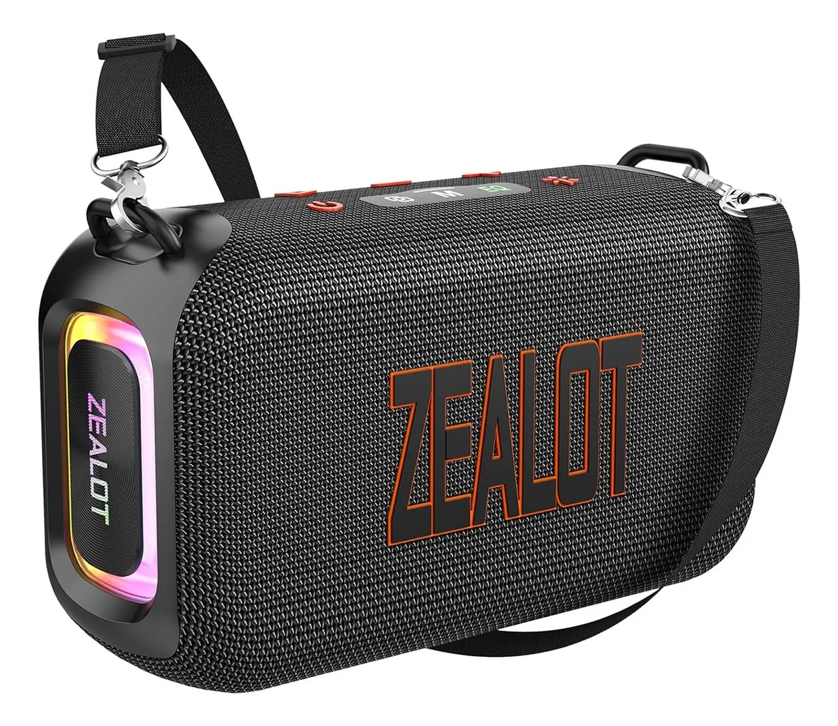 Bocina Bluetooth Zealot S85 50w Luz Rgb Usb Ipx6 Subwoofer