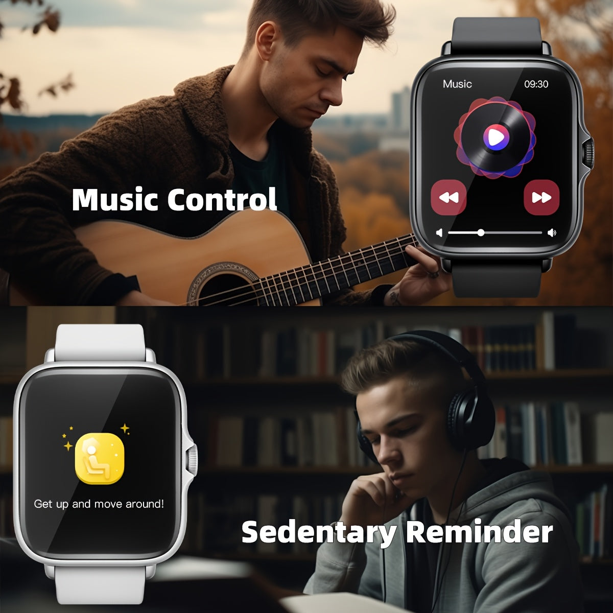 Smartwatch Deportivo 4.65 cm – Llamadas, Monitor de Salud & Estilo Inteligente