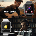 Smartwatch Deportivo 4.65 cm – Llamadas, Monitor de Salud & Estilo Inteligente