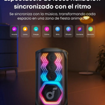 Bocina Soundcore Rave 3s, Sonido potente de 200W