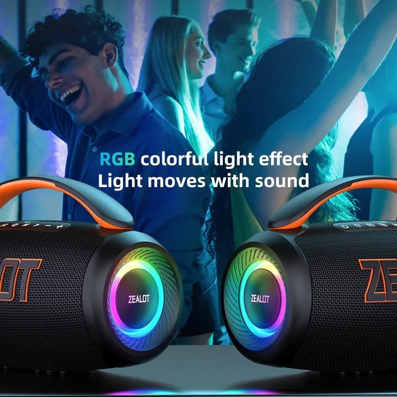 Faro Zealot P12 60w Potente Para Fiestas Al Aire Libre Rgb