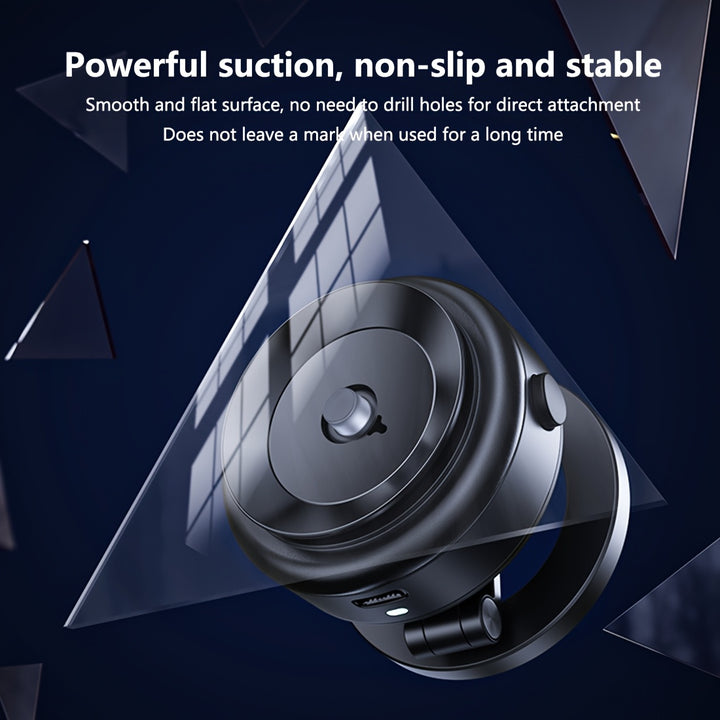 A Rotatable Car Suction Cup Phone Holder That Is Retractable, Foldable, And Features a 360° Rotating Magnetic Phone Mount. This Electric Suction Cup Magnetic Phone Holder Is Compatible with All Phones, Suitable for Iphone An