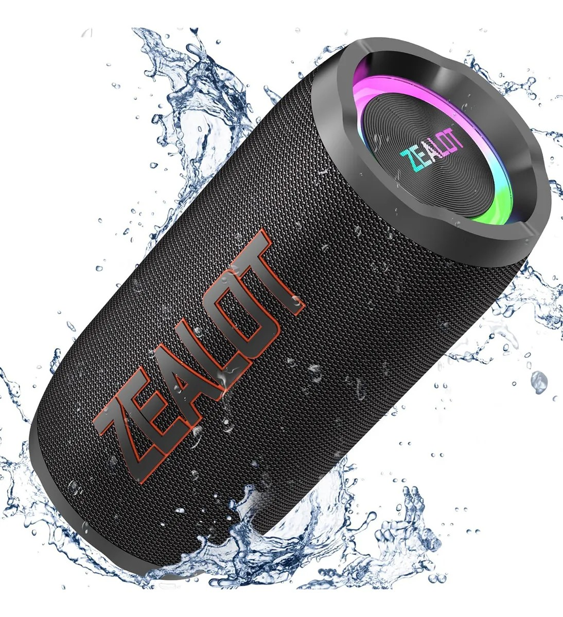 Bocina Bluetooth Zealot S76 50w Luz Subwoofer Tws Usb Ipx6
