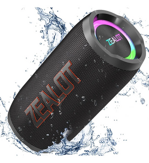 Bocina Bluetooth Zealot S76 50w Luz Subwoofer Tws Usb Ipx6