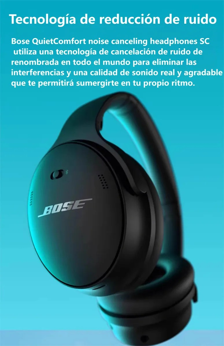 Bose Quietcomfort Sc - Auriculares Inalámbricos Con Reducción De Ruido