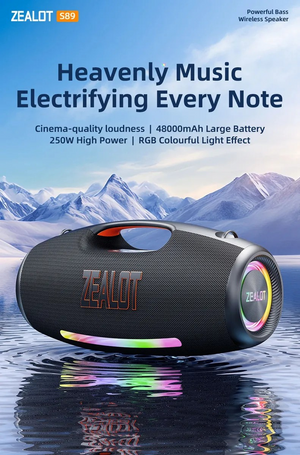 Bocina Bluetooth Zealot S89 250w Subwoofer Ip6 Powerbank Tws