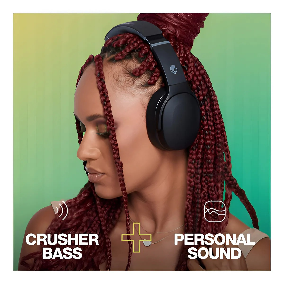 Audífonos Inalámbricos Skullcandy Over-ear Crusher Evo Negro