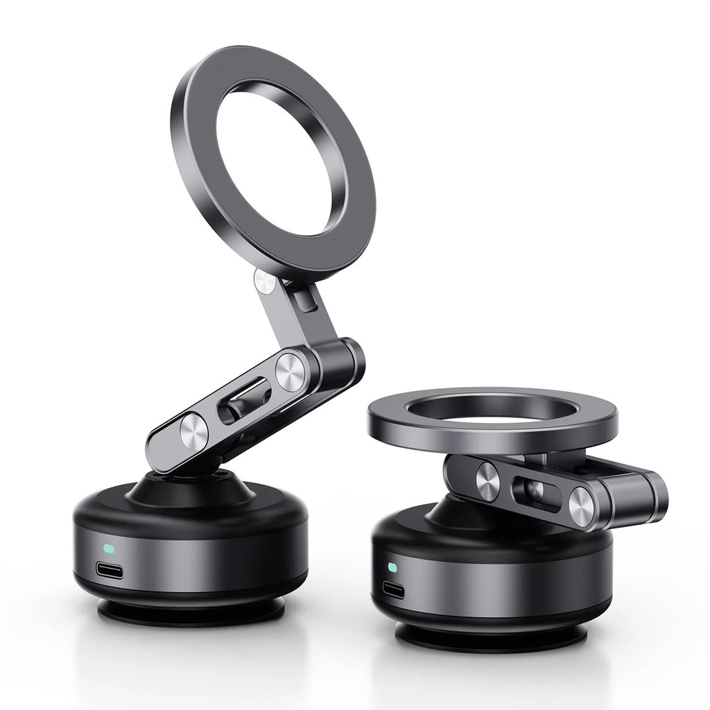Soporte Magnético para Celular con Ventosa Eléctrica y Rotación de 360°