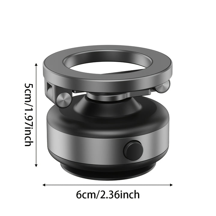 A Rotatable Car Suction Cup Phone Holder That Is Retractable, Foldable, And Features a 360° Rotating Magnetic Phone Mount. This Electric Suction Cup Magnetic Phone Holder Is Compatible with All Phones, Suitable for Iphone An
