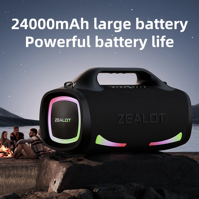 ZEALOT S79 – Potencia de 100W, Graves Profundos y Fiesta Sin Límites