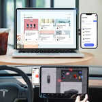 Soporte Magnético Plegable para Teléfono en Laptop