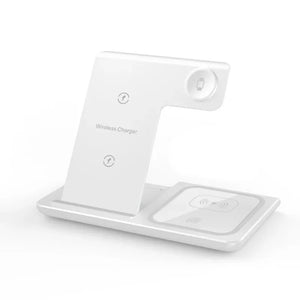 Cargador Inalámbrico Plegable 3 en 1 de Escritorio