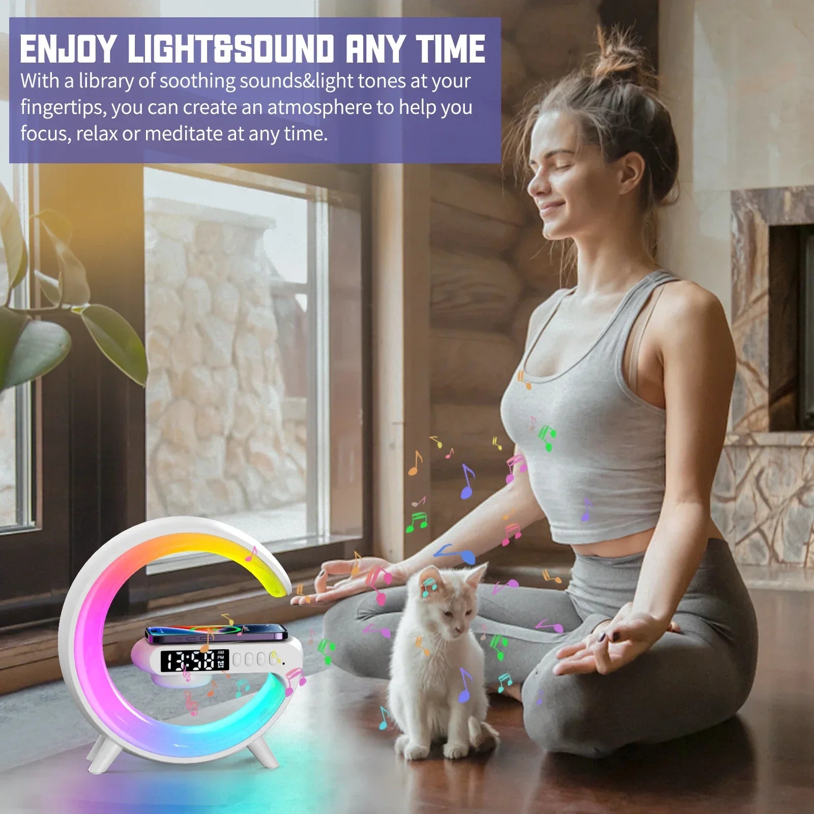 Smart Wake LED Up Light RGB: Ilumina y Anima Tu Espacio