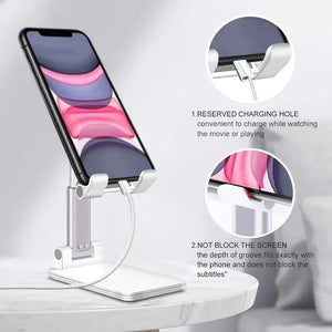 Soporte de Escritorio Ajustable para Teléfonos y Tablets