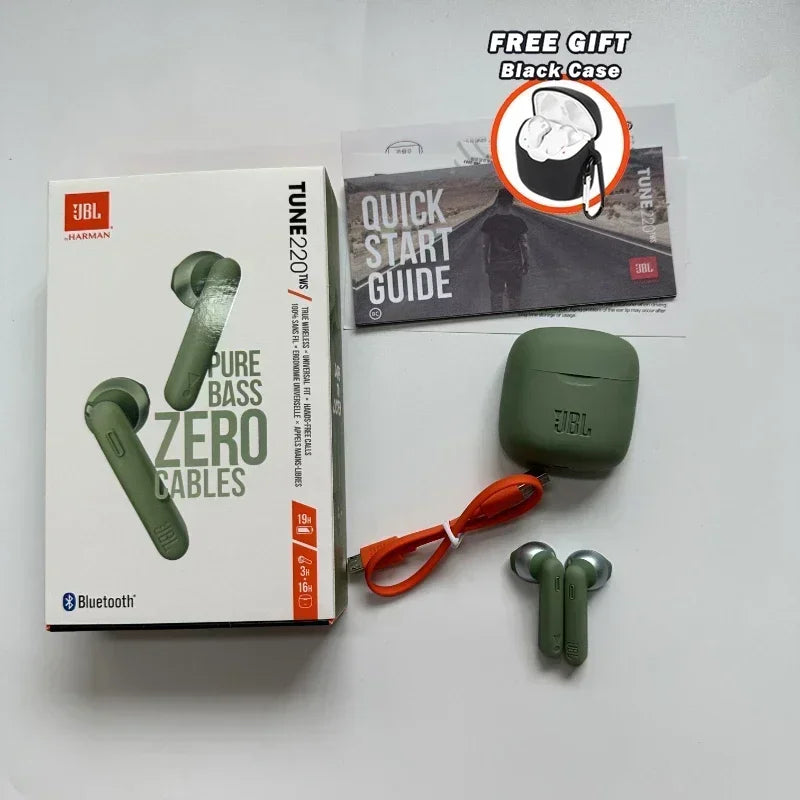 JBL Tune 220TWS – Audífonos True Wireless Originales con Sonido JBL Pure Bass