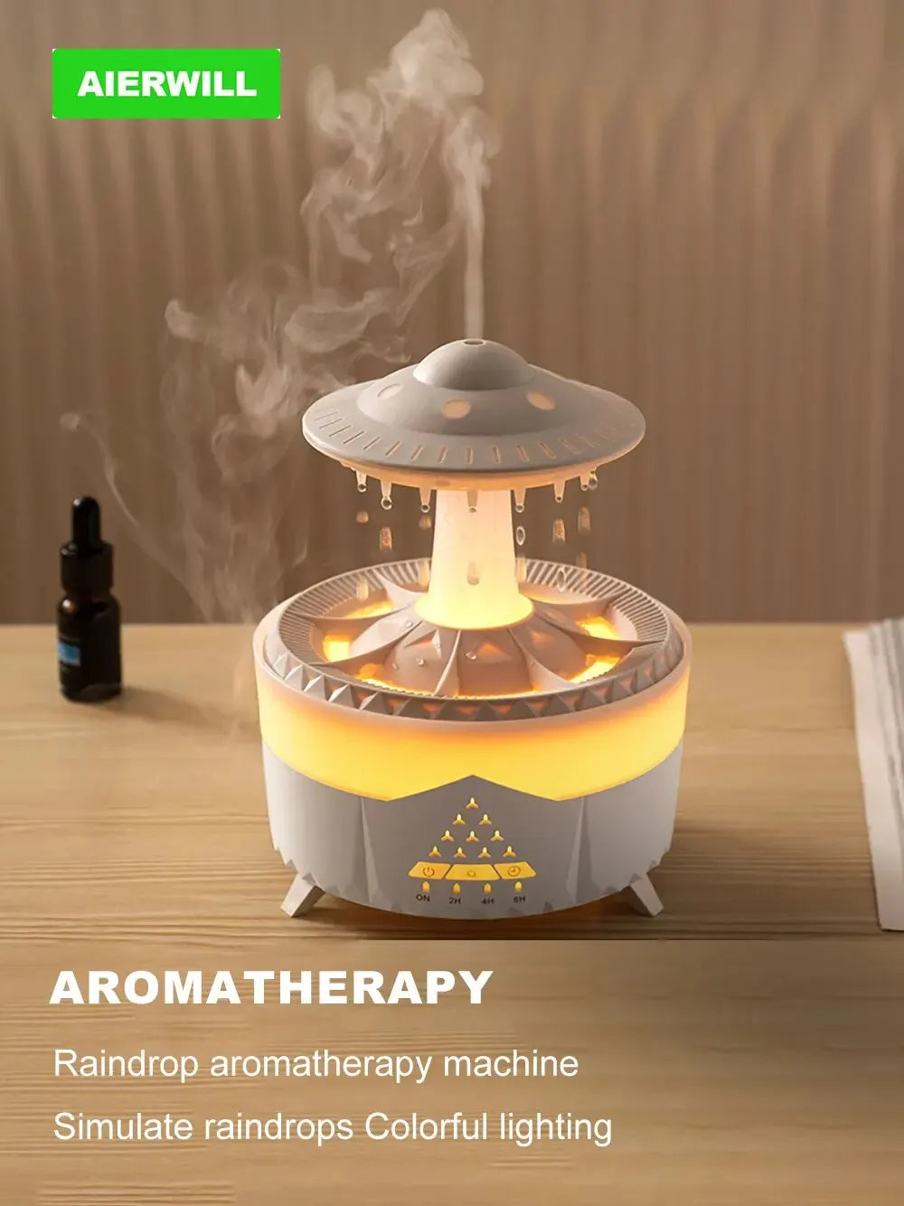 Transforma tu Espacio con el Humidificador Aromático Aierwill UFO