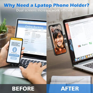 Soporte Magnético Plegable para Teléfono en Laptop