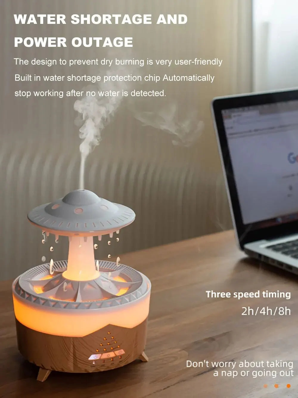 Transforma tu Espacio con el Humidificador Aromático Aierwill UFO