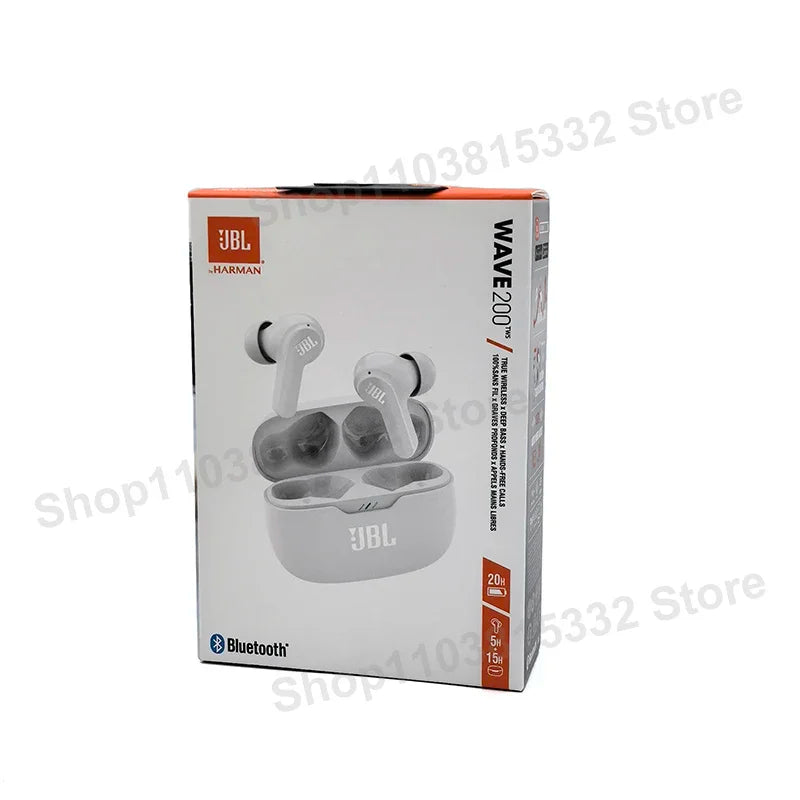 JBL Wave 200TWS: Libertad Inalámbrica con Sonido JBL Deep Bass