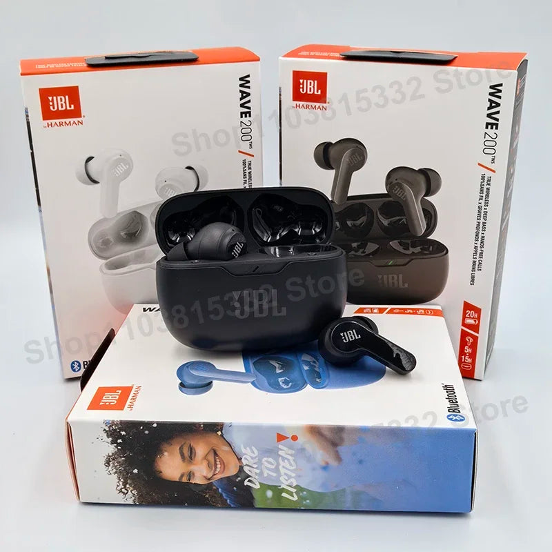 JBL Wave 200TWS: Libertad Inalámbrica con Sonido JBL Deep Bass