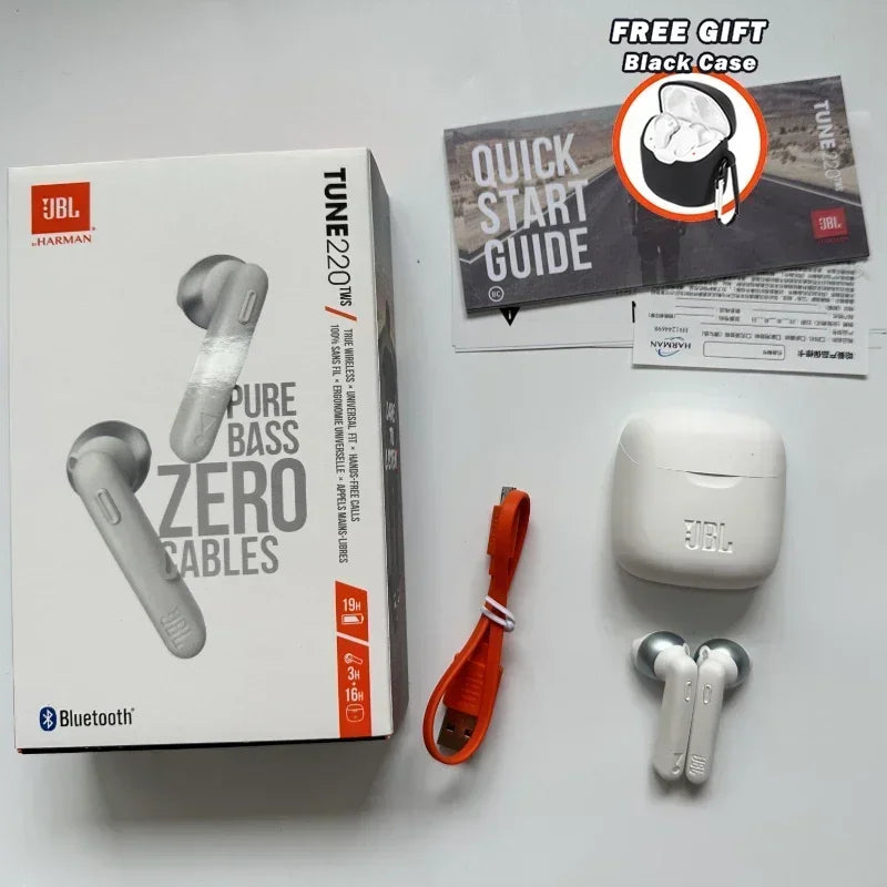 JBL Tune 220TWS – Audífonos True Wireless Originales con Sonido JBL Pure Bass