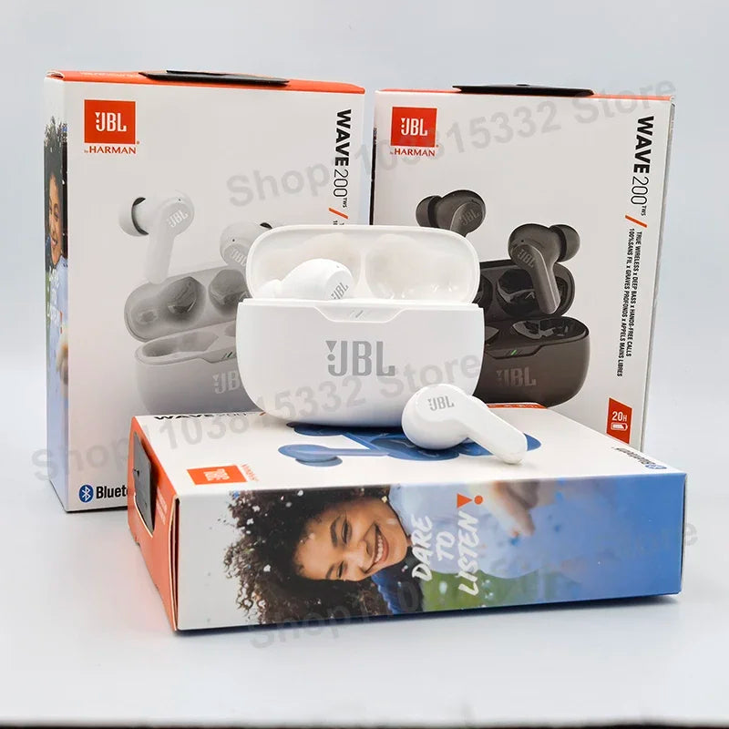 JBL Wave 200TWS: Libertad Inalámbrica con Sonido JBL Deep Bass