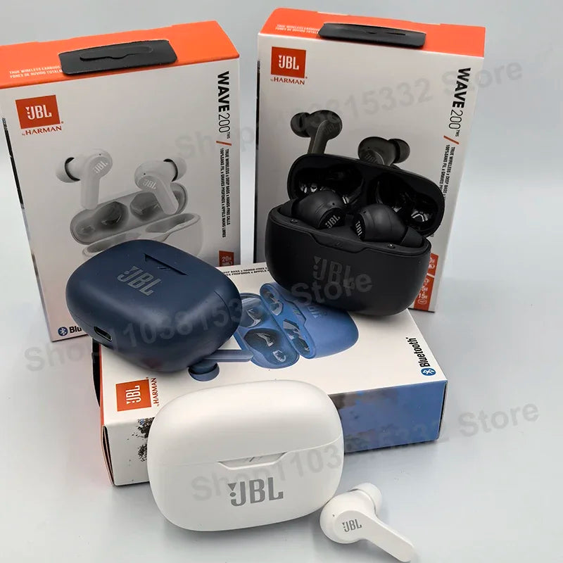 JBL Wave 200TWS: Libertad Inalámbrica con Sonido JBL Deep Bass
