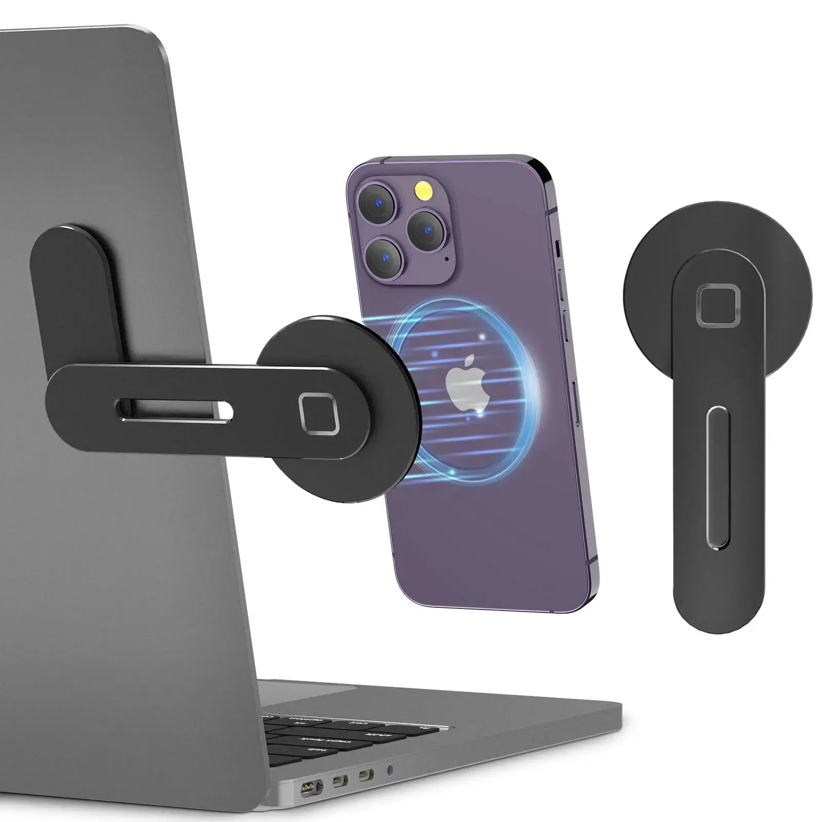 Soporte Magnético Plegable para Teléfono en Laptop
