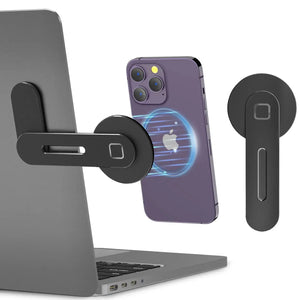 Soporte Magnético Plegable para Teléfono en Laptop