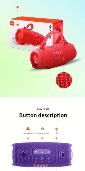 JBL Charge 6 – Altavoz Bluetooth portátil profesional