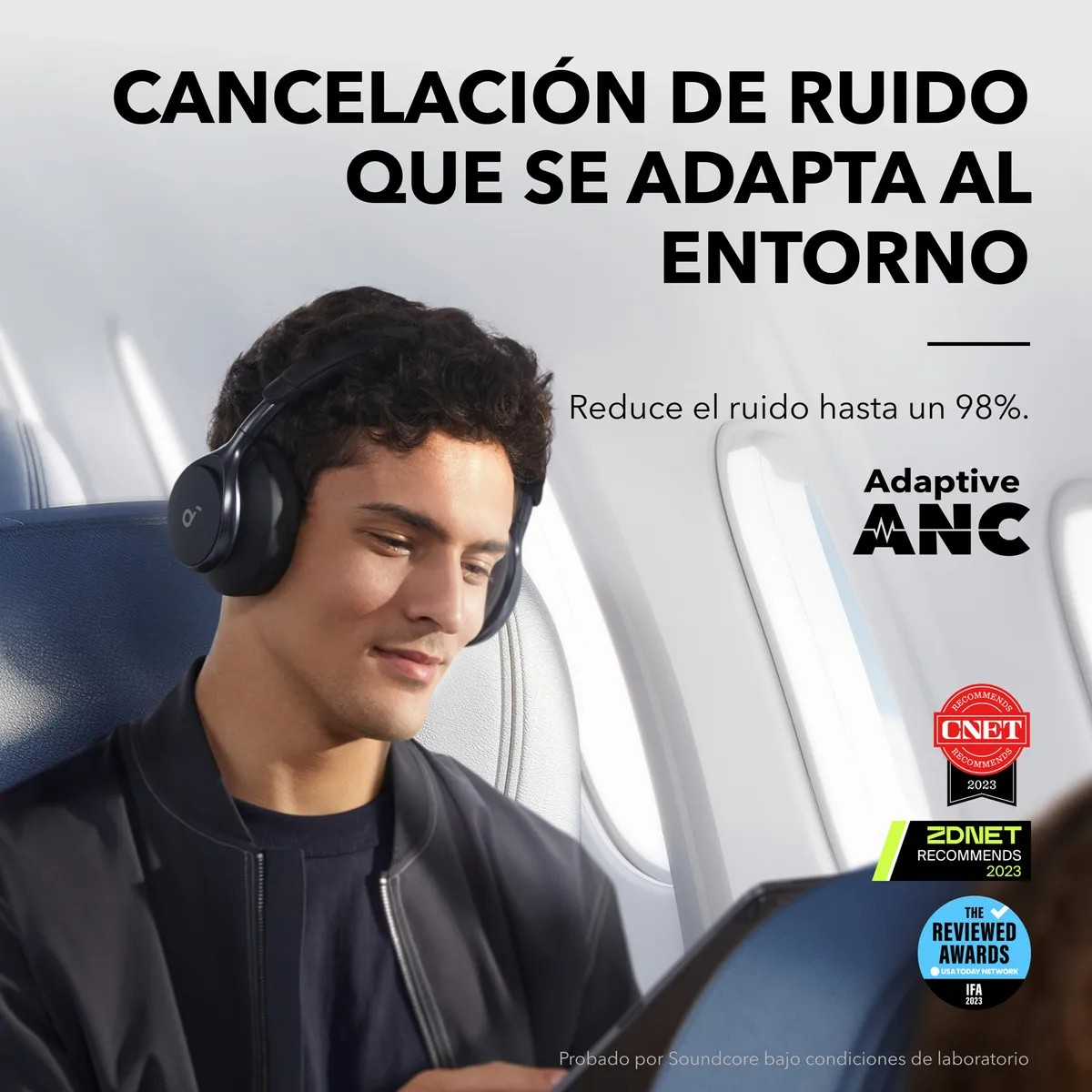Audífonos soundcore Space One, Inalámbricos