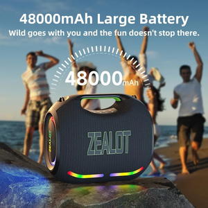 Bocina Bluetooth Portátil Zealot Ze21 250w Alta Potencia