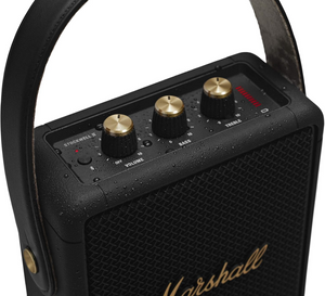 Marshall Stockwell II Potencia clásica en tamaño portátil - Negro/Latón