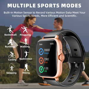 Smartwatch Deportivo 4.65 cm – Llamadas, Monitor de Salud & Estilo Inteligente