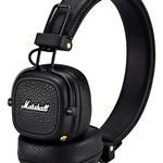 Auriculares gamer inalámbricos Marshall Major III marrón con luz LED