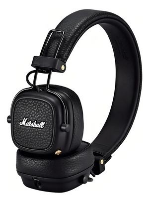 Auriculares gamer inalámbricos Marshall Major III marrón con luz LED
