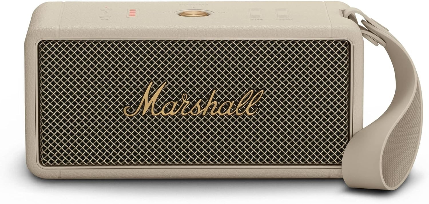 Marshall Middleton Bocina Portátil Bluetooth - Negro/Latón