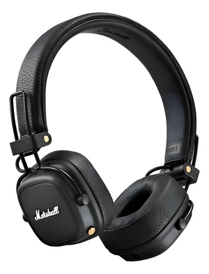 Auriculares gamer inalámbricos Marshall Major III marrón con luz LED