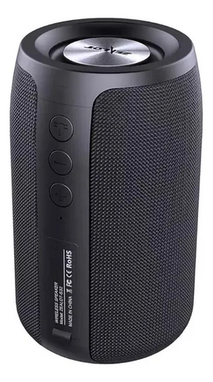 Bocina Zealot S32 portátil con bluetooth y wifi waterproof negra