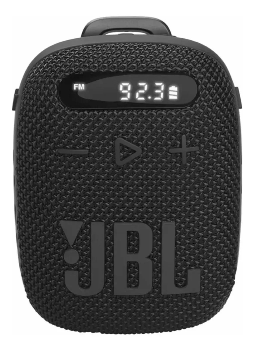 Bocina JBL Home WIND 3 portátil con bluetooth waterproof negra