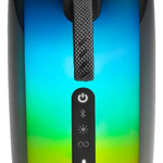 Bocina JBL Pulse 5 portátil con bluetooth waterproof negra