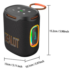 Altavoz Bluetooth Zealot S122 Color Negro