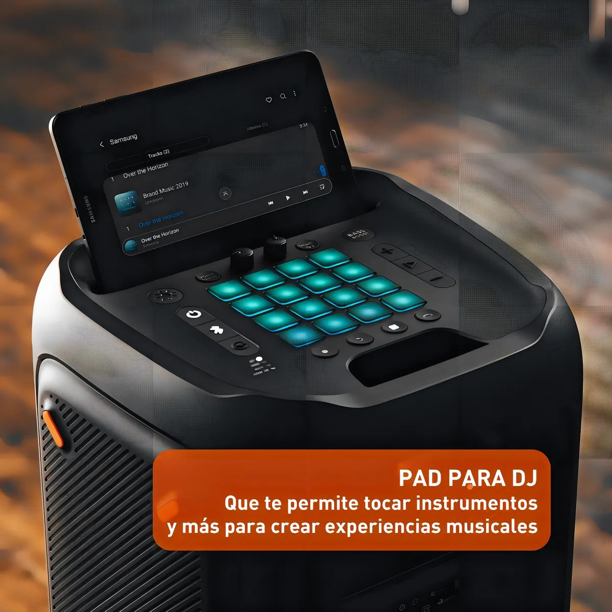 Bocina JBL PartyBox 1000 portátil con bluetooth black