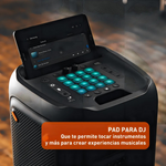 Bocina JBL PartyBox 1000 portátil con bluetooth black
