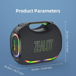 Bocina Bluetooth Portátil Zealot Ze21 250w Alta Potencia