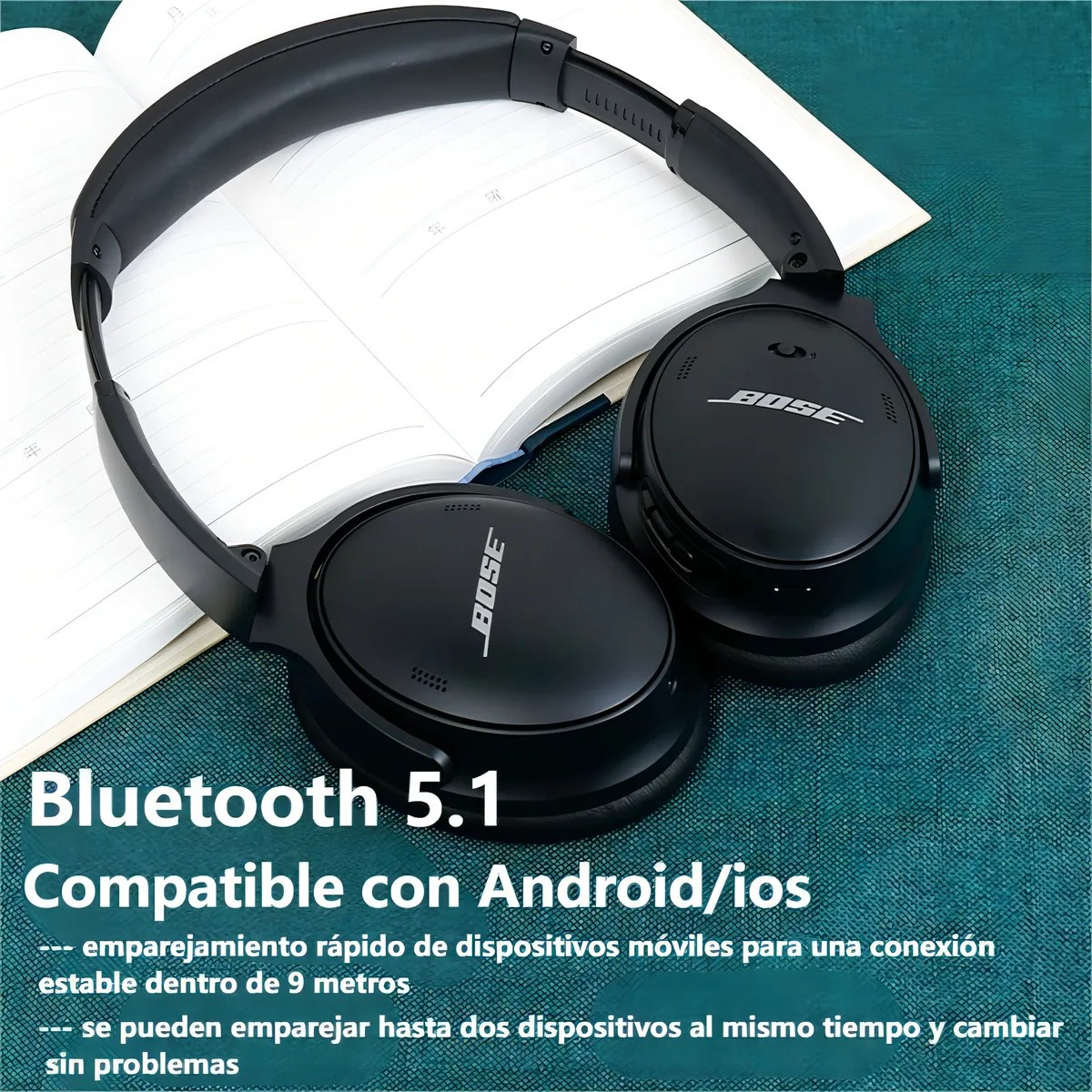 Bose Quietcomfort Sc - Auriculares Inalámbricos Con Reducción De Ruido