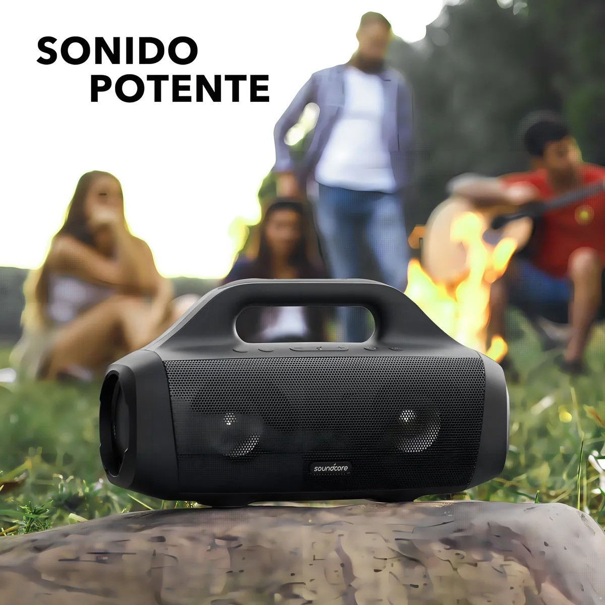 Bocina soundcore Motion Boom Diafragmas de titanio, Portátil Bluetooth