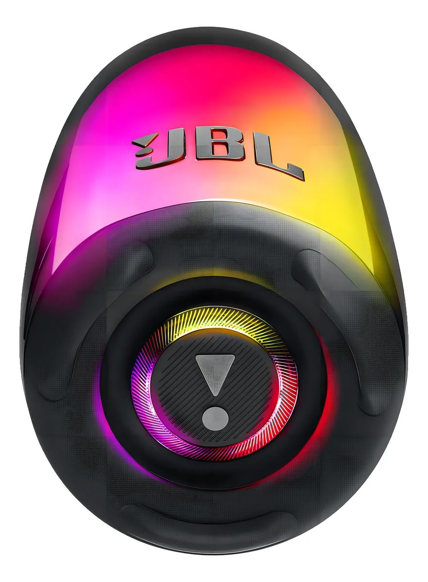Bocina JBL Pulse 5 portátil con bluetooth waterproof negra